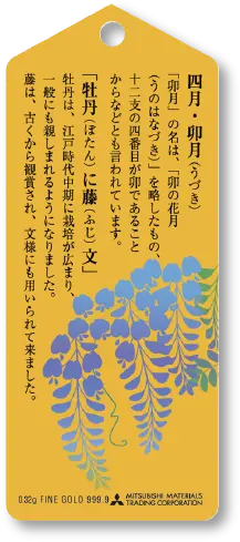 純金カード 卯月